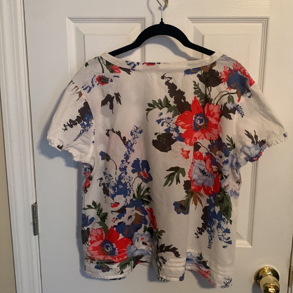 Joules Cotton Floral Pajama Short Set Size Medium - Picture 3 of 10